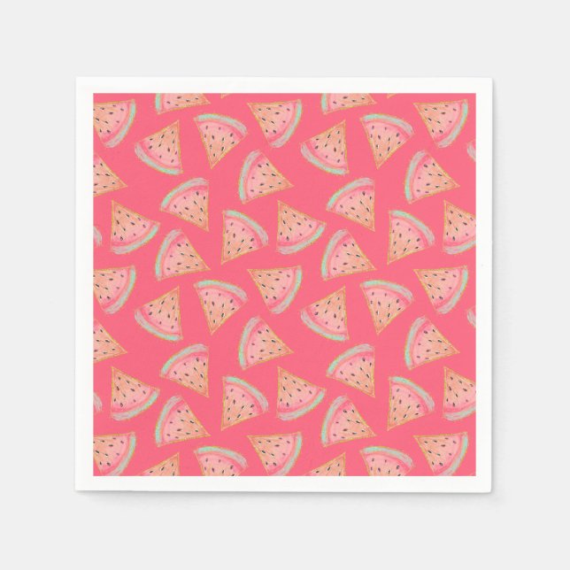 Watermelon Pink Napkin (Front)
