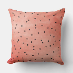 Watermelon Pink Outdoor Pillow
