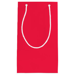 Watermelon Pink Solid Colour Small Gift Bag