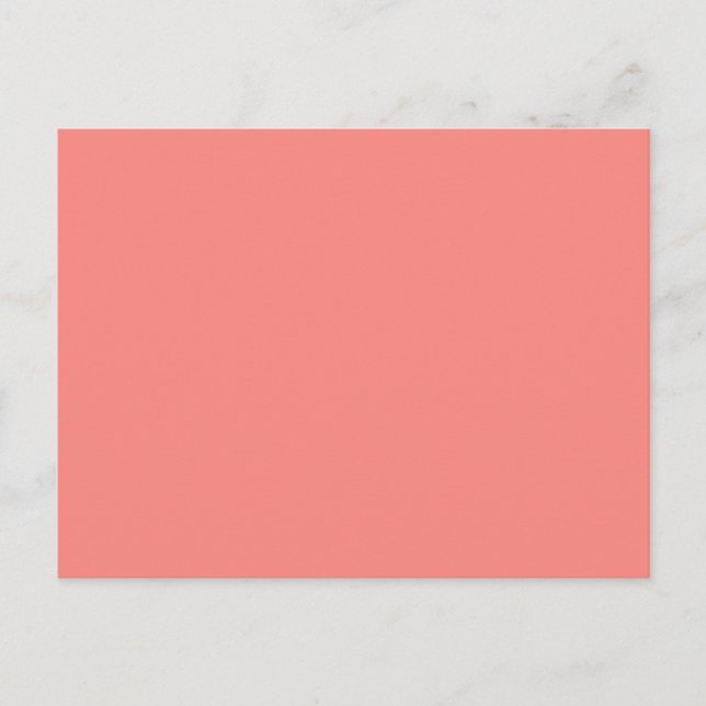 WATERMELON PINK SPLENDOR (solid colour background) Postcard (Front)