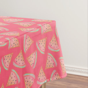 Watermelon Pink Tissue Paper Tablecloth