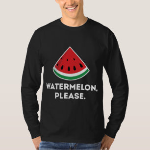 Watermelon Please Tropical Fruit Summer Family Vac T-Shirt
