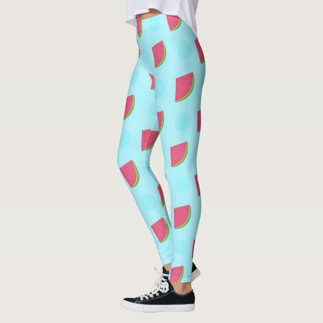 Watermelon Print Leggings (Left)