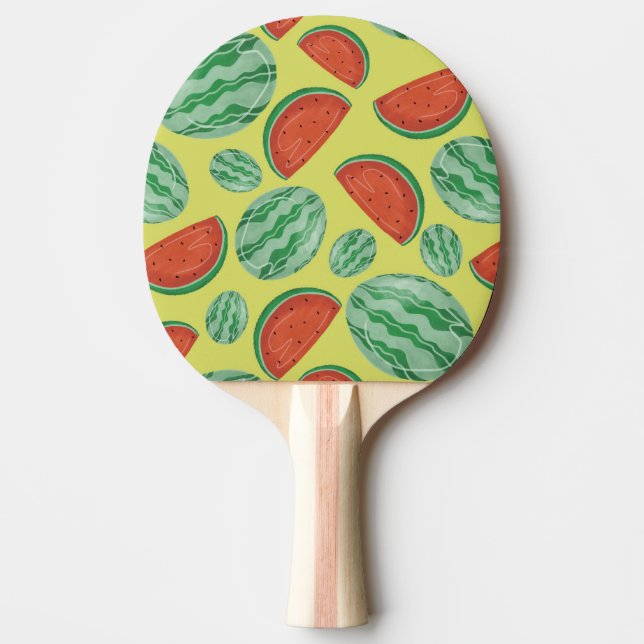 Watermelon Print Ping Pong Paddle (Front)