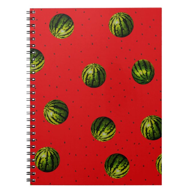 watermelon red and seeds notebook (Front)