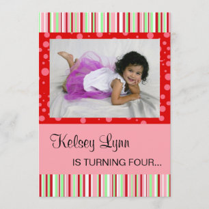 Watermelon Red Pink Invitation