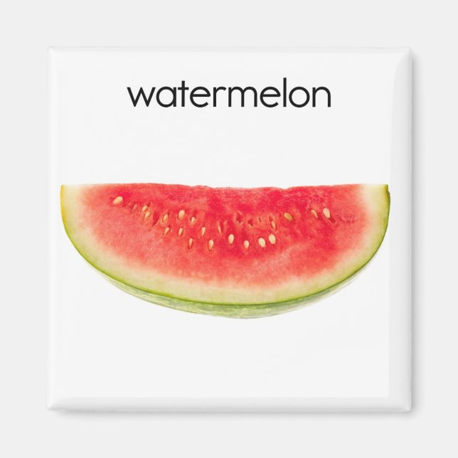 Watermelon Refrigerator Magnet (Front)