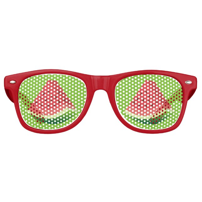 Watermelon Retro Sunglasses (Front)