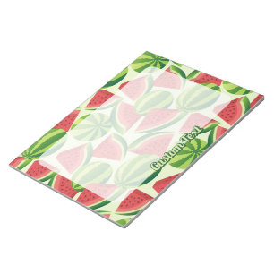 Watermelon seamless background notepad