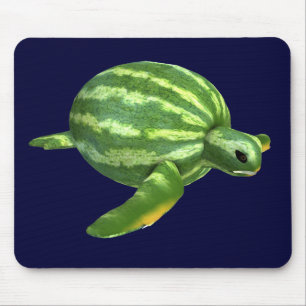 Watermelon Seaturtle Mouse Pad