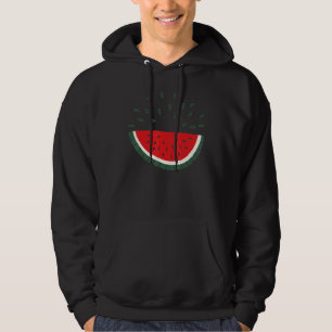Watermelon Seed Hello Summer Vacation Tropical Fru Hoodie
