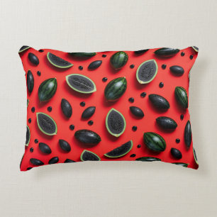 Watermelon seeds decorative cushion