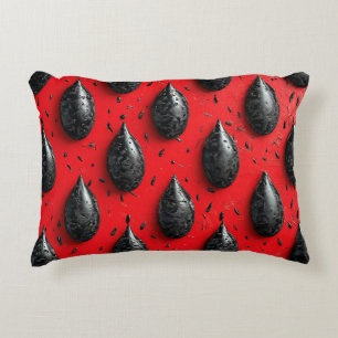 Watermelon seeds decorative cushion
