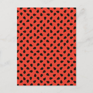 Watermelon Seeds Pattern Postcard