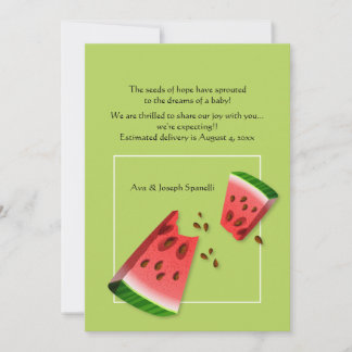 Watermelon Seeds Pregnancy Announcement
