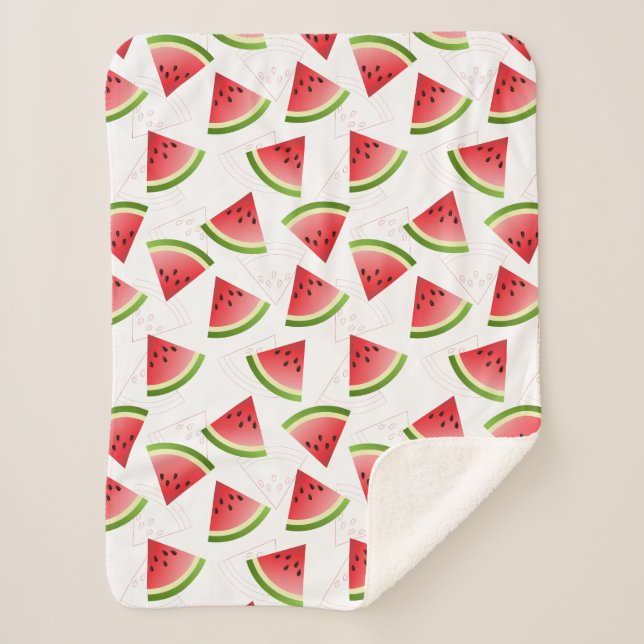 Watermelon Sherpa Blanket (Front)