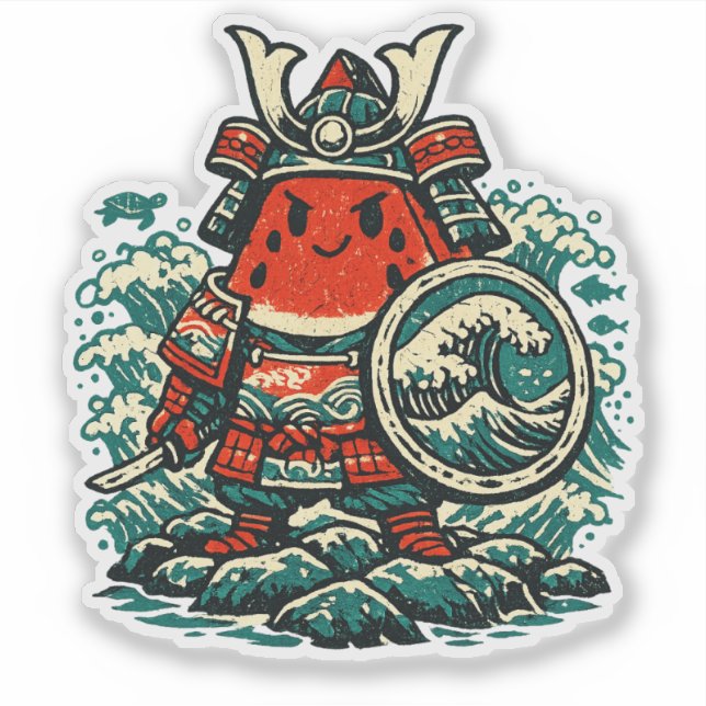 Watermelon Shogun — Guardian of the Seas (Front)