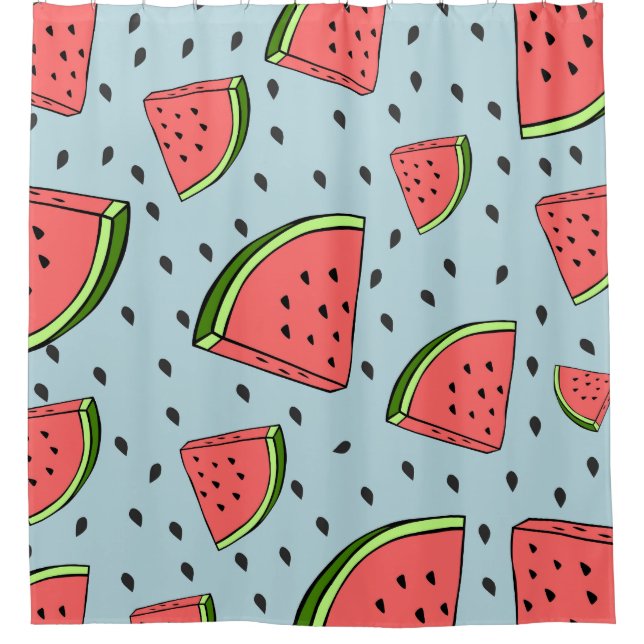 Watermelon Shower Curtain (Front)