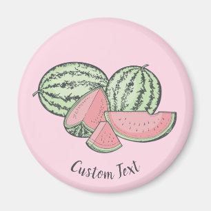 Watermelon Sketches Magnet