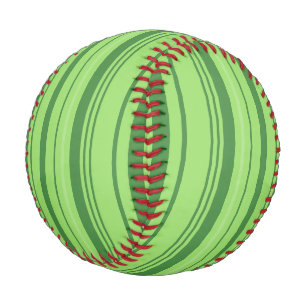 Watermelon Skin Green Design Baseball