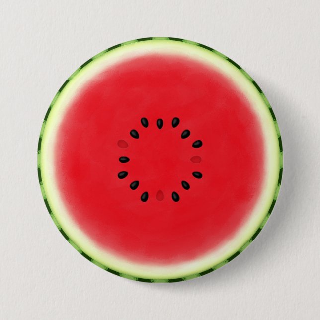 Watermelon Slice 7.5 Cm Round Badge (Front)