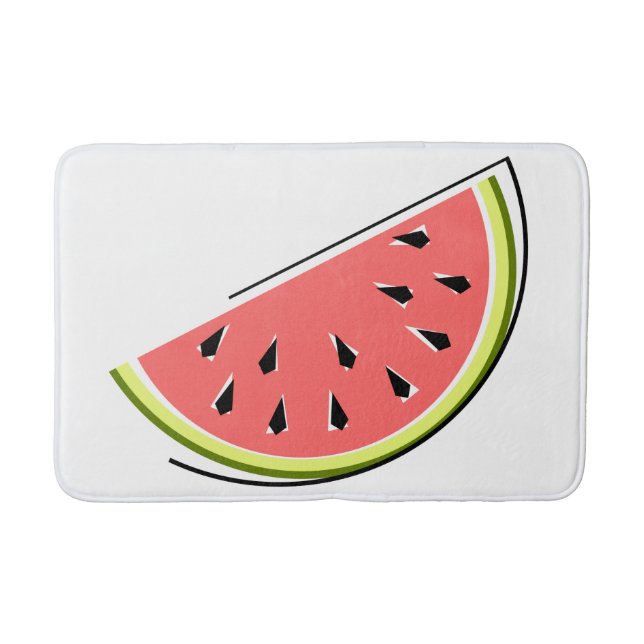 Watermelon Slice bath mat (Front)