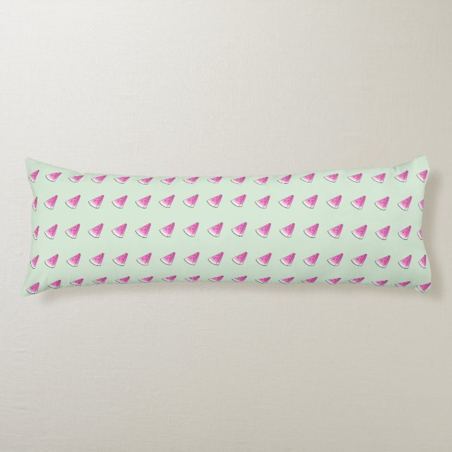 Watermelon slice body cushion (Front)