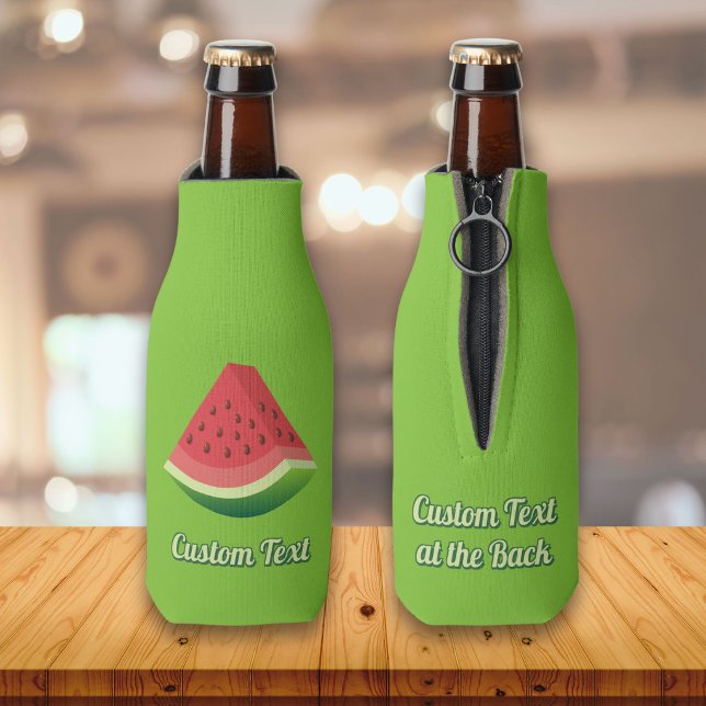 Watermelon slice bottle cooler (Creator Uploaded)