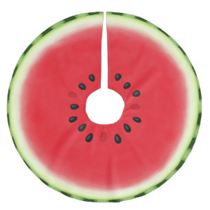 Watermelon Slice Brushed Polyester Tree Skirt