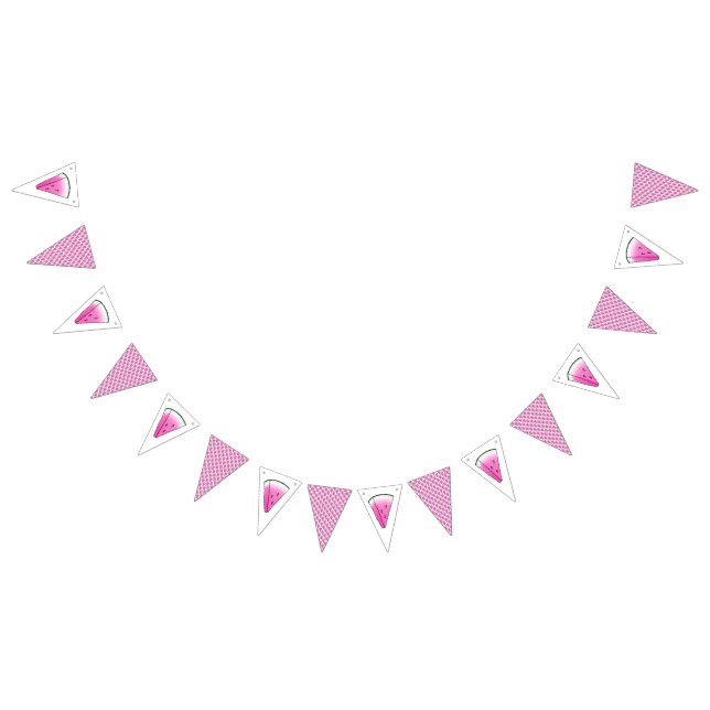 Watermelon slice bunting  (All)