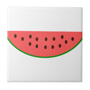 Watermelon Slice Ceramic Tile