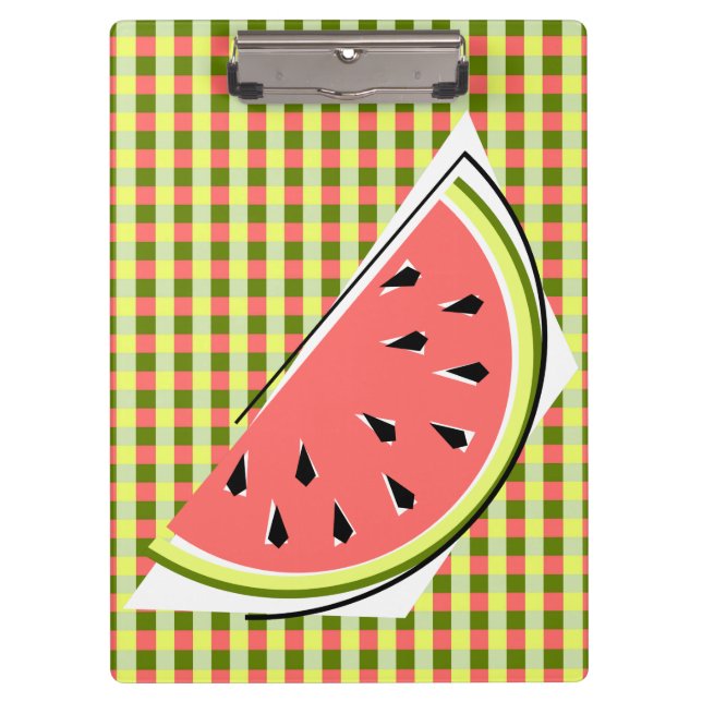 Watermelon Slice Check Clipboard (Front)