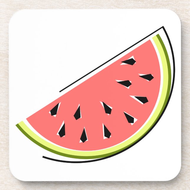 Watermelon Slice Coaster (Front)