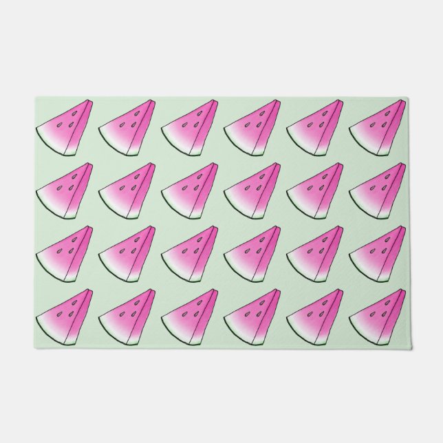 Watermelon slice doormat (Front)