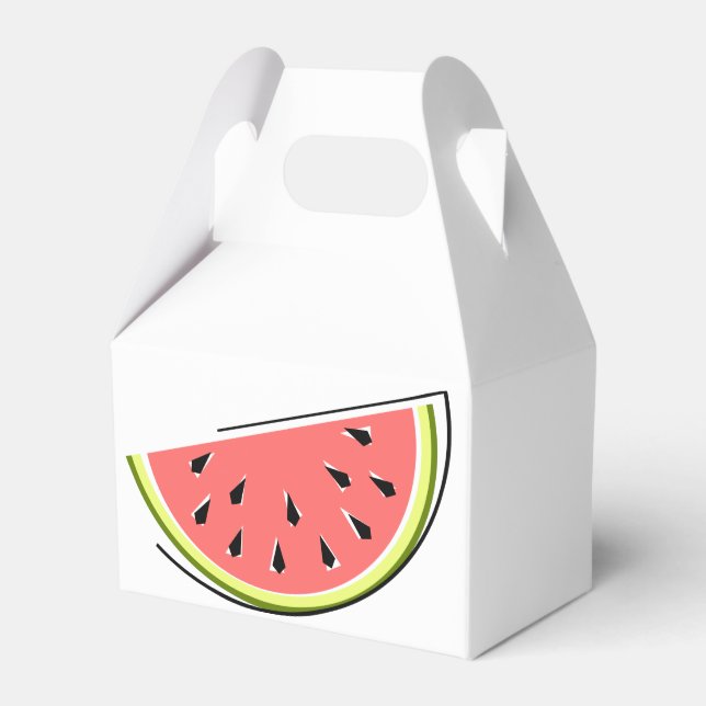 Watermelon Slice Favour Box (Front Side)