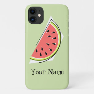Watermelon Slice green 'Name' iPhone case