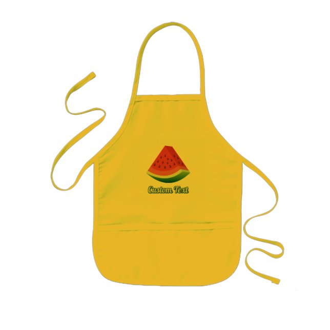 Watermelon Slice Kids' Apron (Front)
