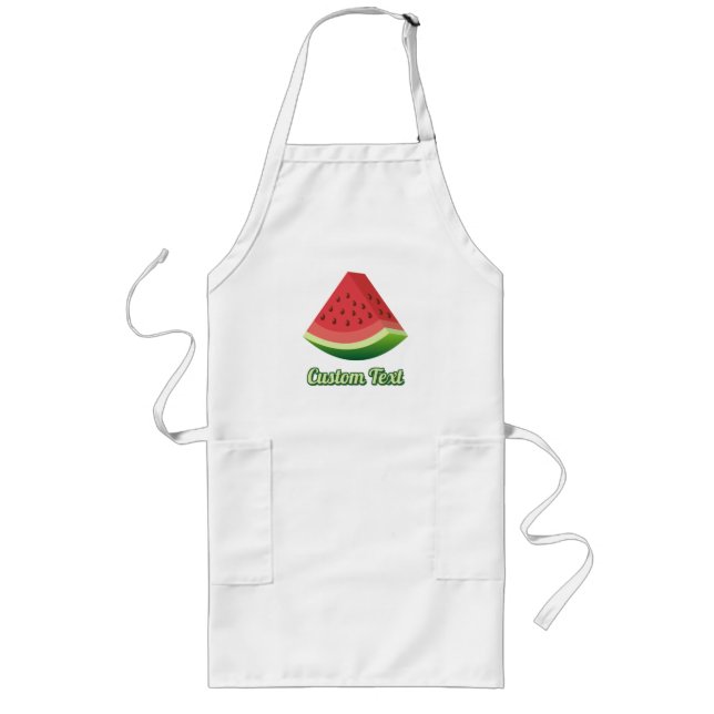 Watermelon Slice Long Apron (Front)