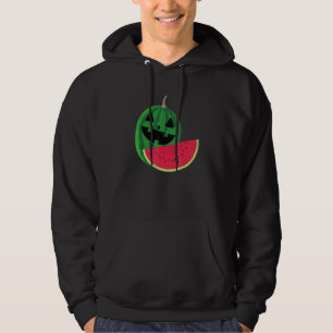 Watermelon Slice Melon Lazy Halloween Costume Hoodie