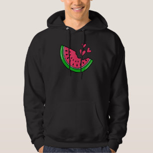 Watermelon Slice Melon Summer Vacation Season Frui Hoodie