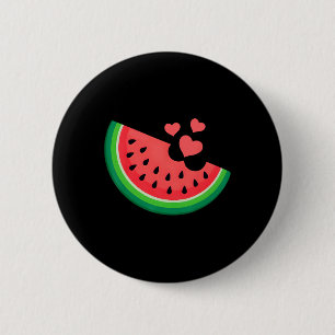 Watermelon Slice Melon Summer Vacation Watermelon 6 Cm Round Badge