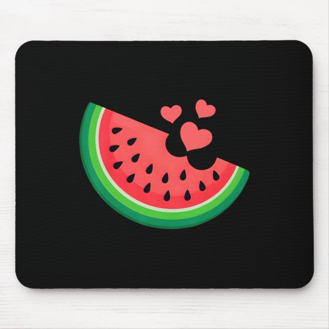 Watermelon Slice Melon Summer Vacation Watermelon  Mouse Pad (Front)