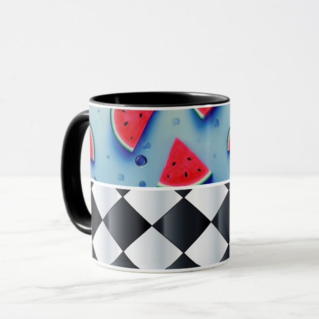 Watermelon slice mug (Front Left)