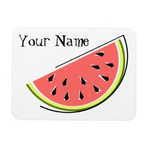 Watermelon Slice Name Magnet