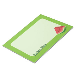 Watermelon slice notepad