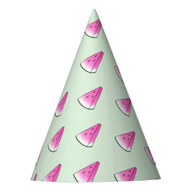 Watermelon slice party hat (Front)