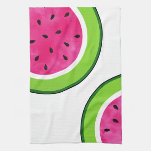 Watermelon Slice Pattern Tea Towel
