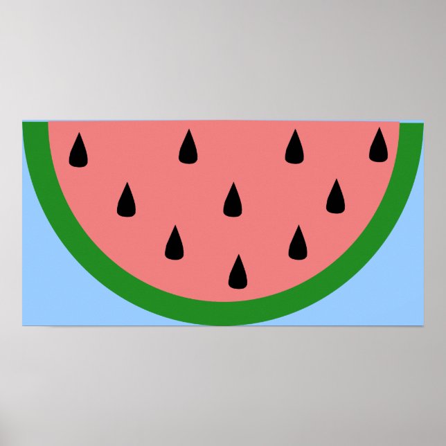 Watermelon Slice Poster (Front)