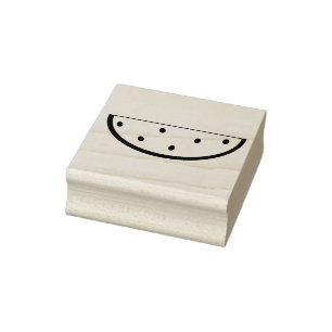 Watermelon Slice Rubber Stamp