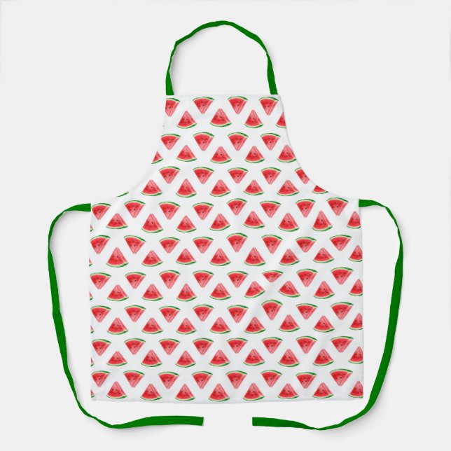 Watermelon slice summer fruit apron (Front)